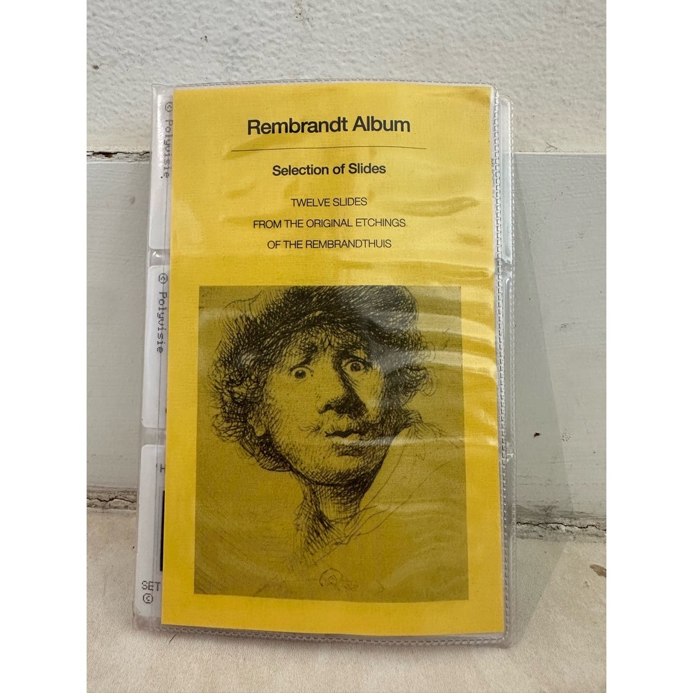 Rembrandt Projection Album Selection of Slides Twelve Slides Original‎ Etchings